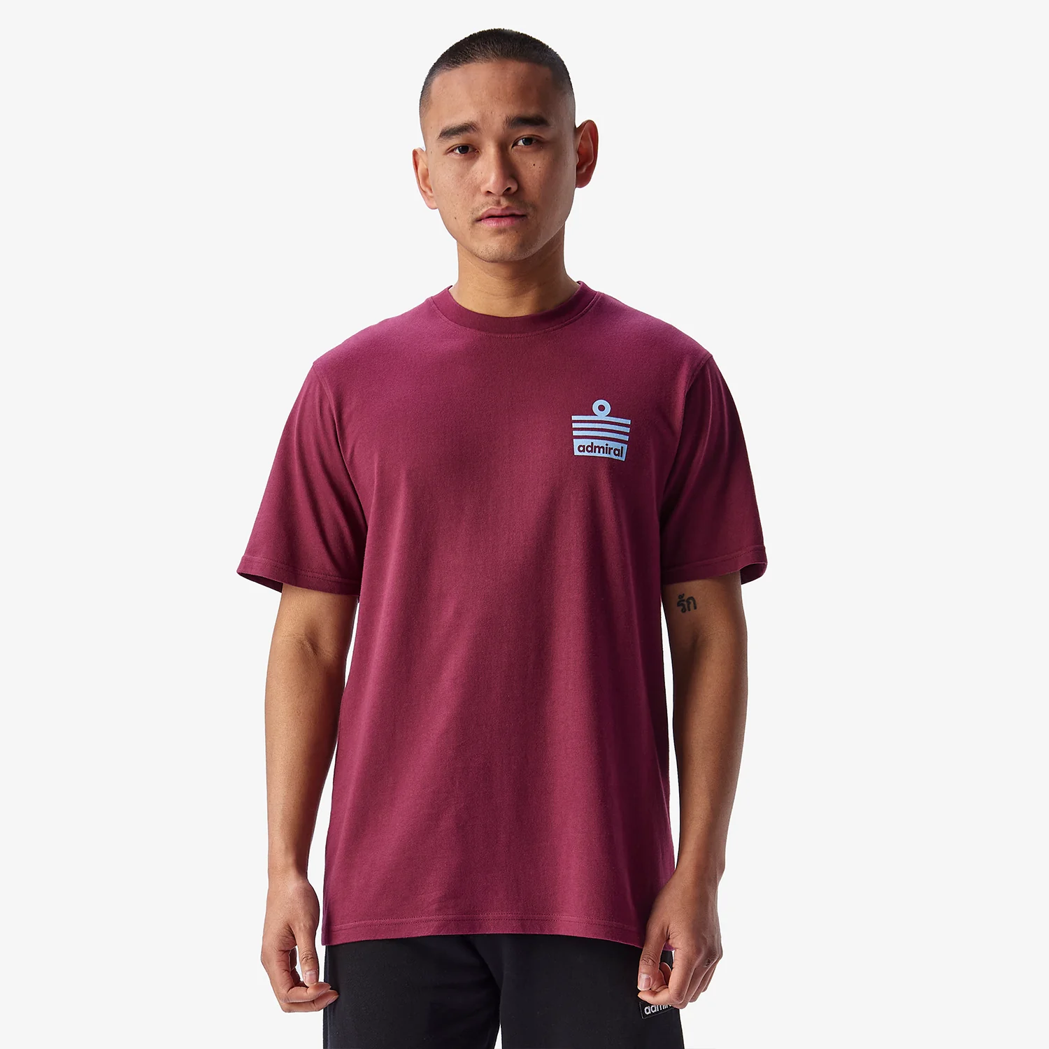 Denzell Ensign T-Shirt - Burgundy - Image 4