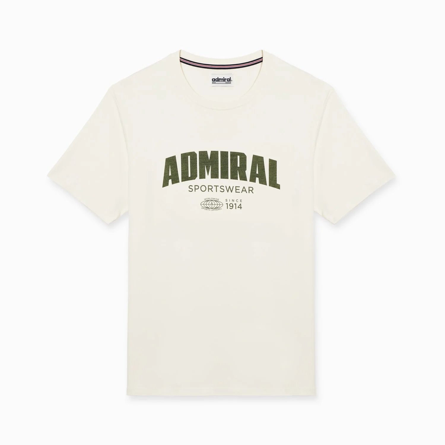 Admiral Globe T-Shirt - Off-White