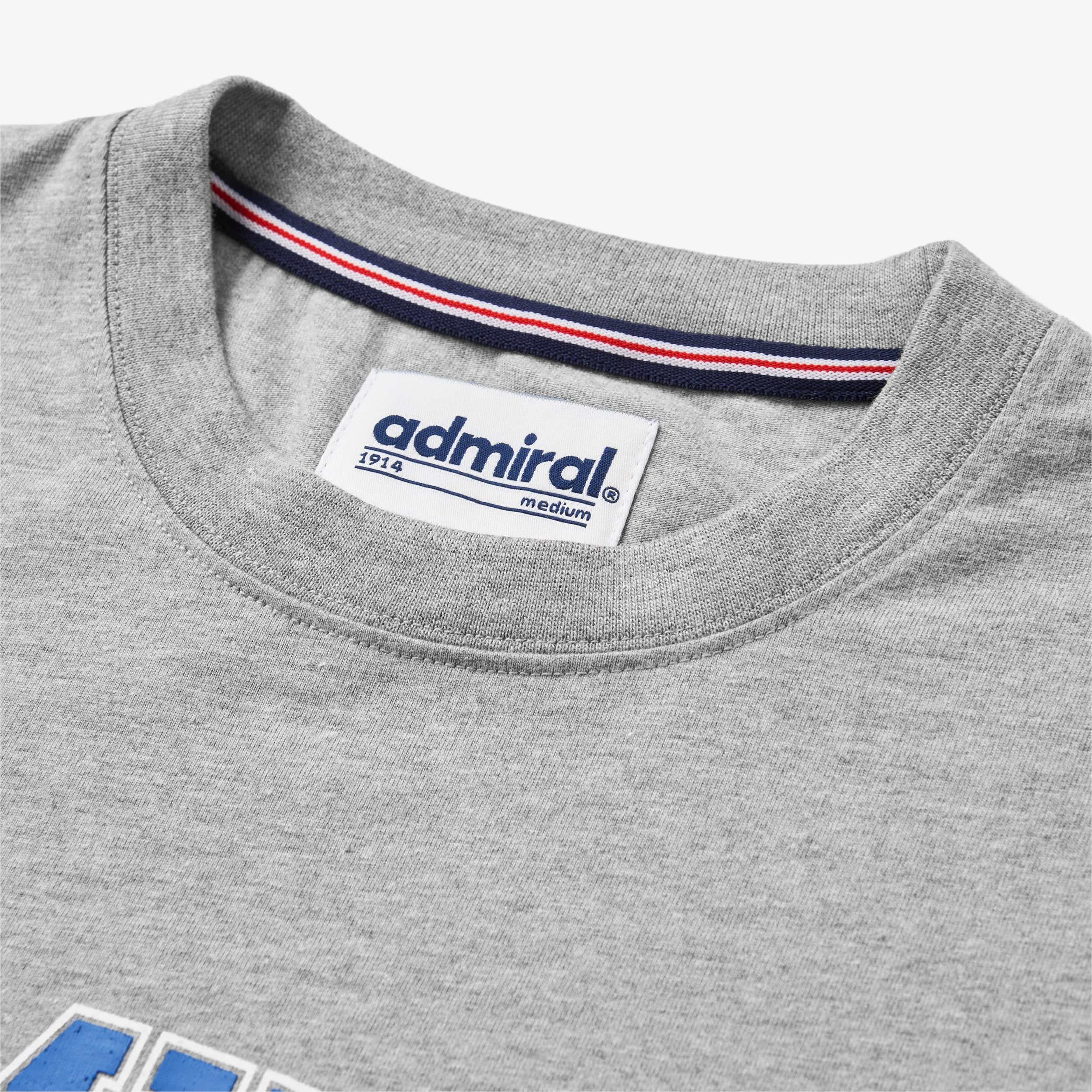 Admiral Sports Varsity Sweatshirt - Grey Marl - Image 5