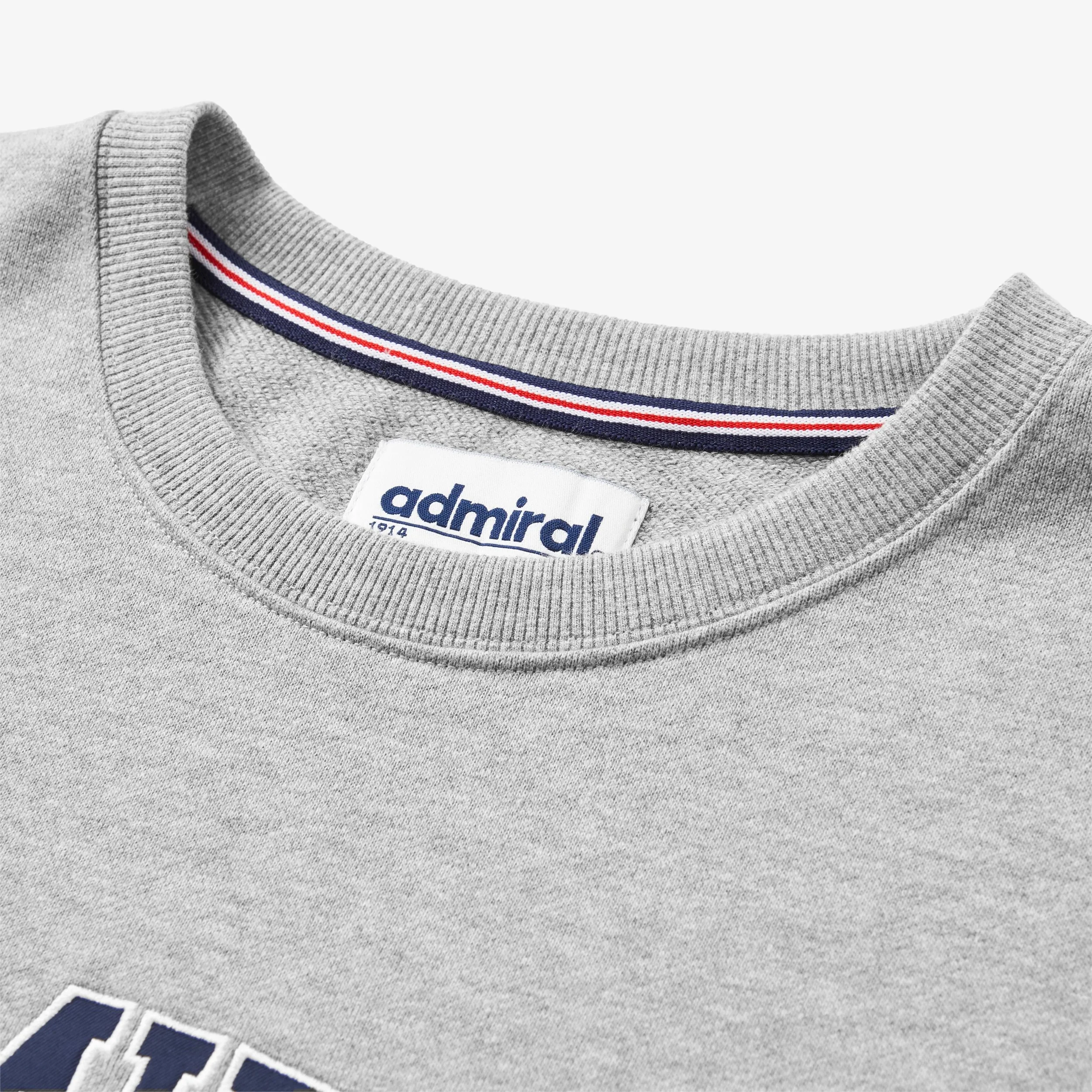 Admiral Sports Varsity Sweatshirt - Grey Marl - Image 7