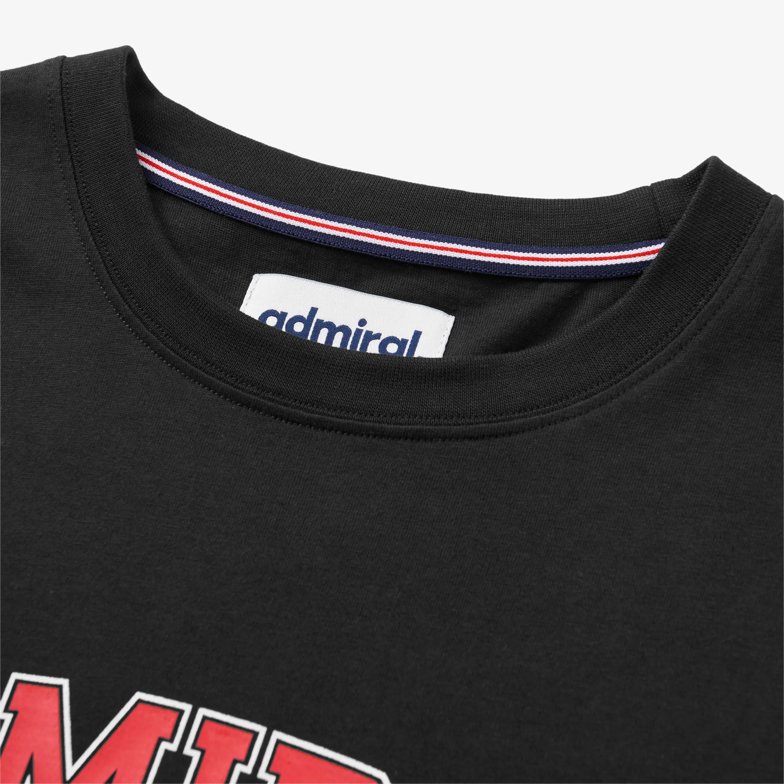 Admiral Sports Varsity T-Shirt - Black - Image 5