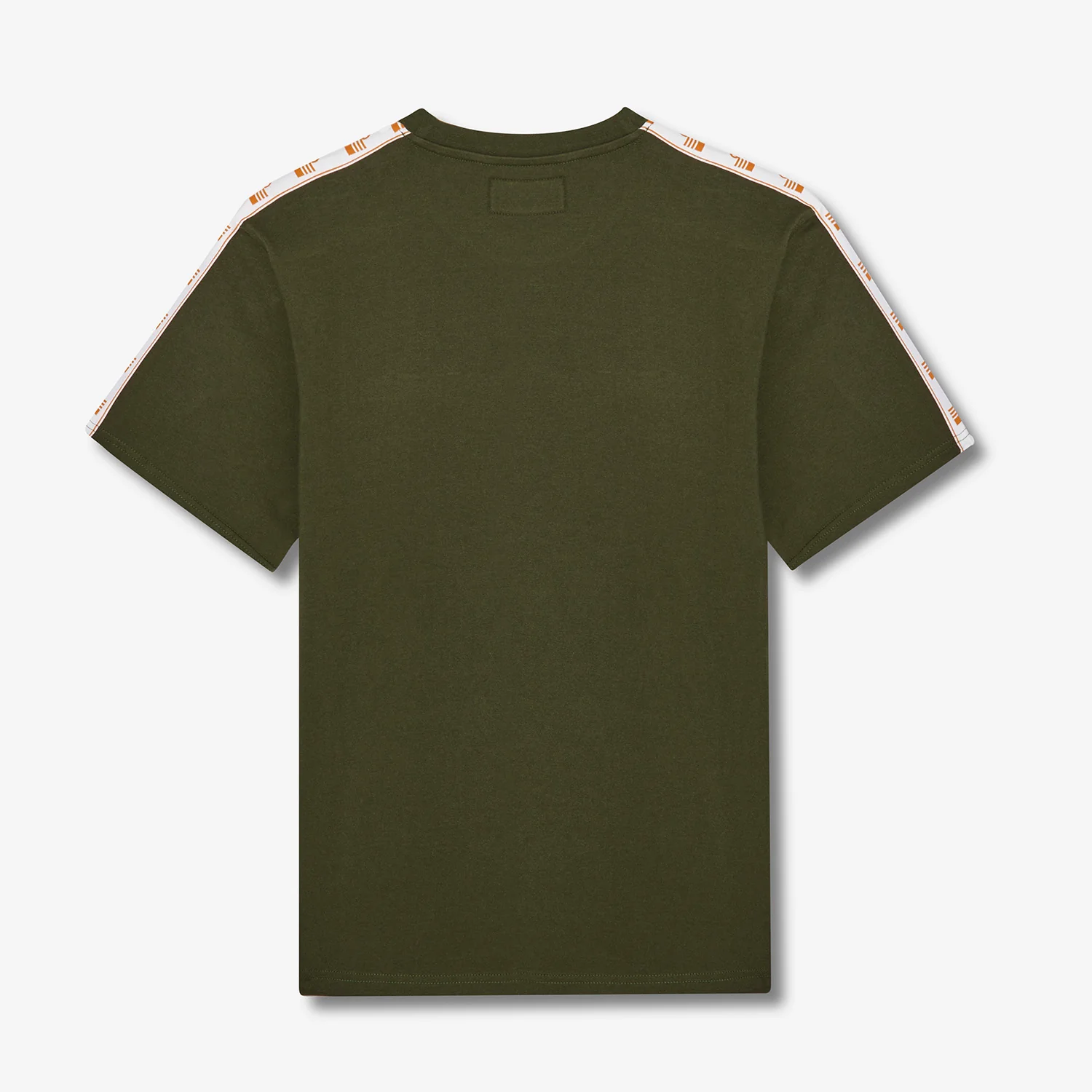 Bardon Repeat Tape T-Shirt - Dark Green - Image 4