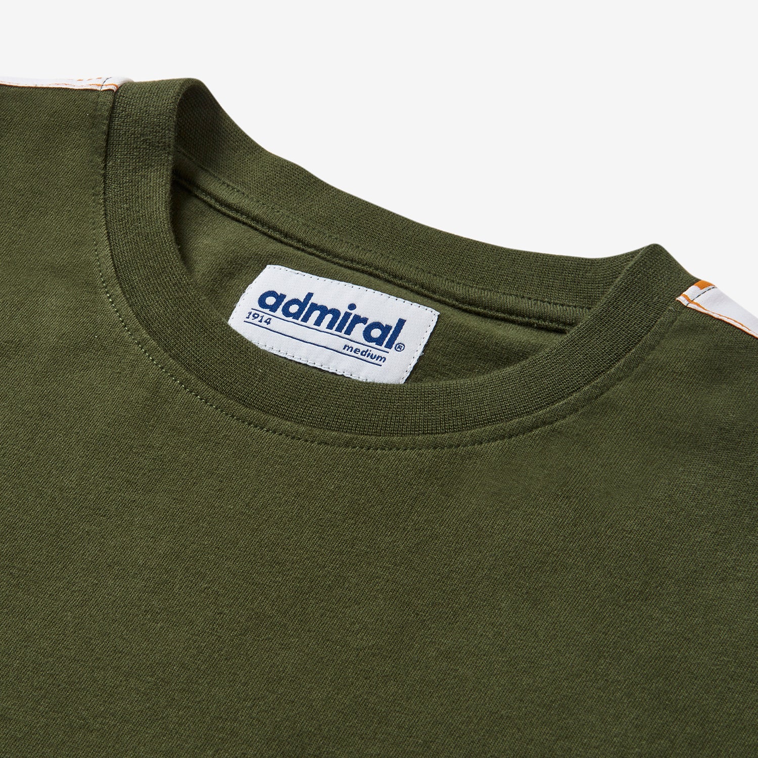 Bardon Repeat Tape T-Shirt - Dark Green - Image 5