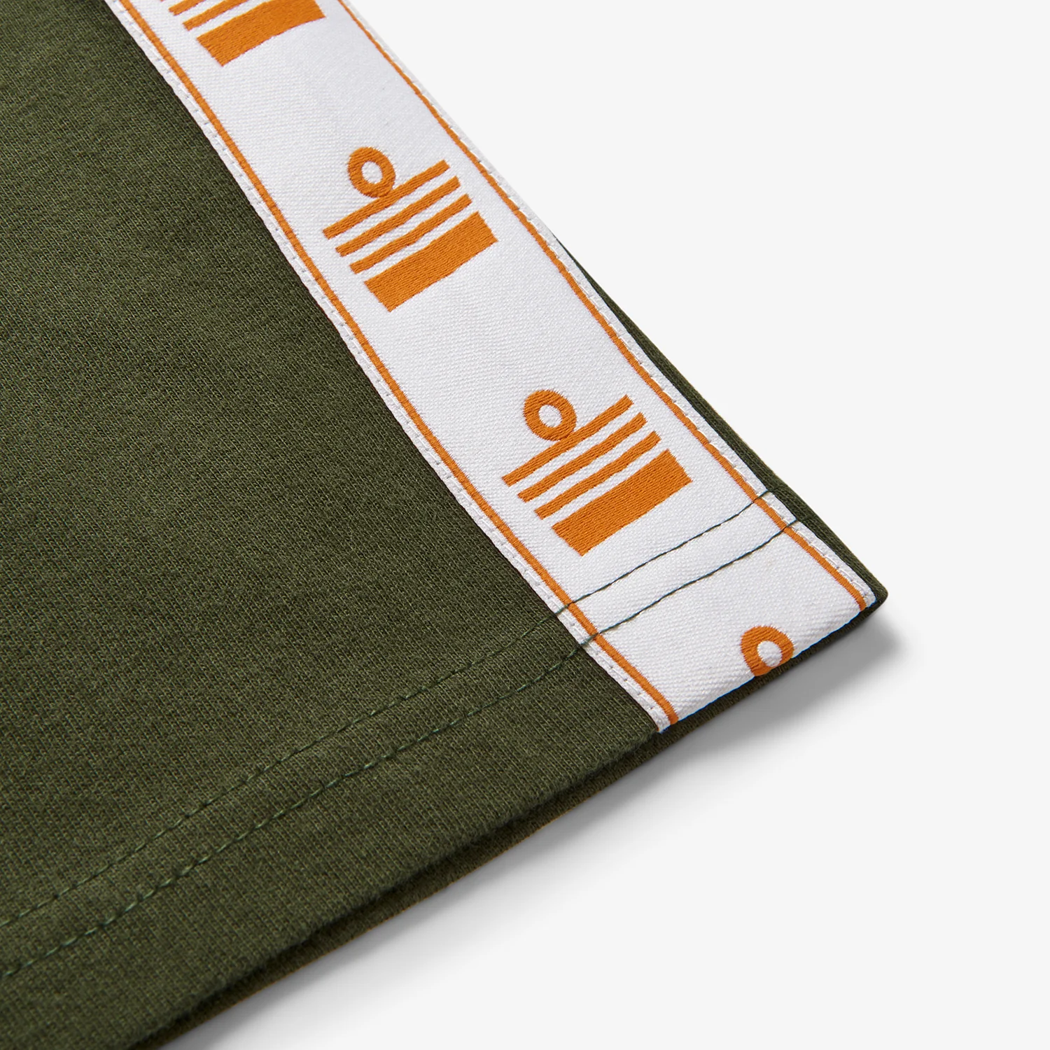 Bardon Repeat Tape T-Shirt - Dark Green - Image 6
