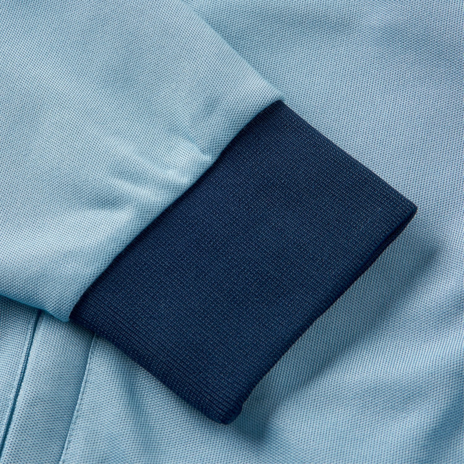 Bridge Track Top - Sky Blue/Navy - Image 7