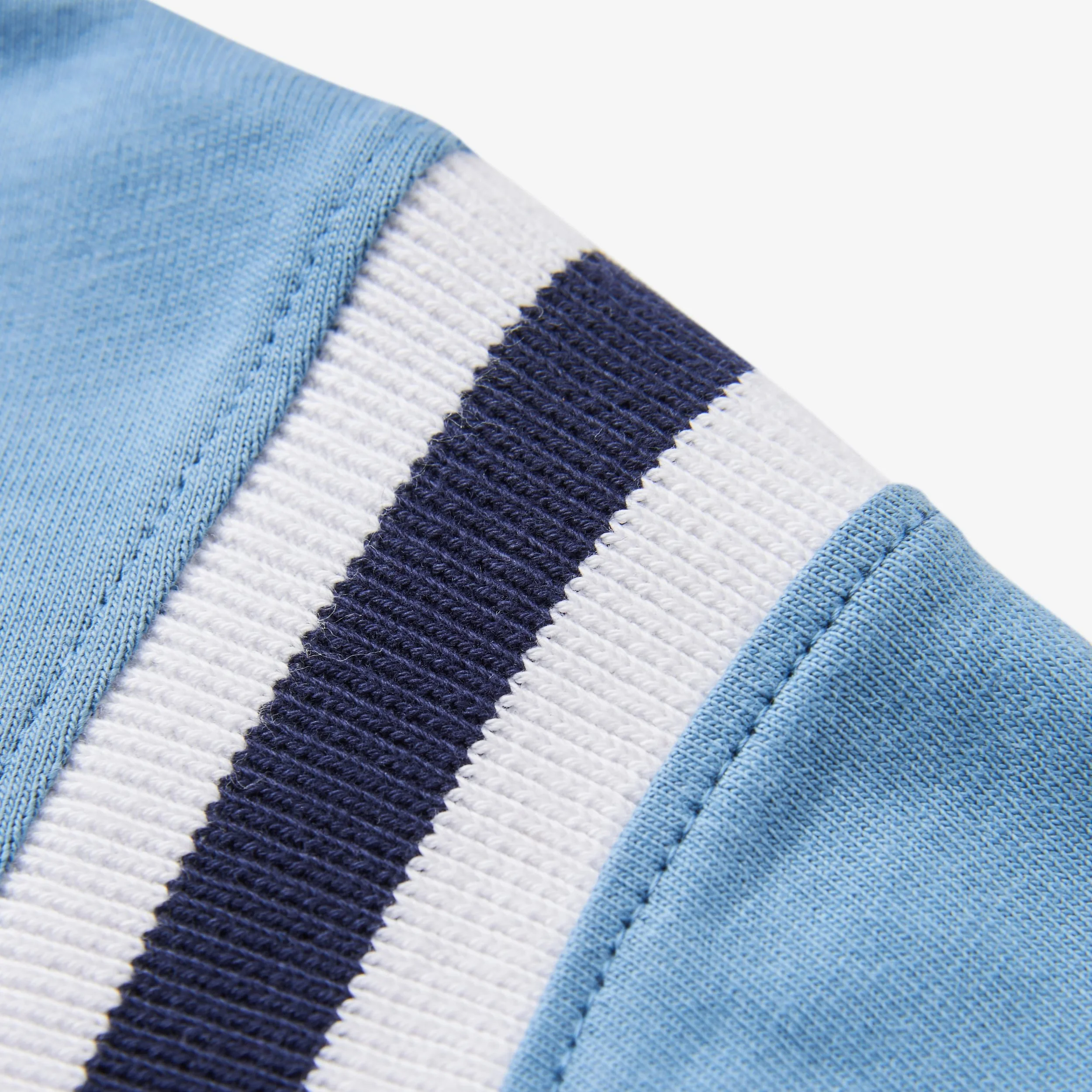 Chivers Rib Insert T-Shirt - Sky Blue - Image 6