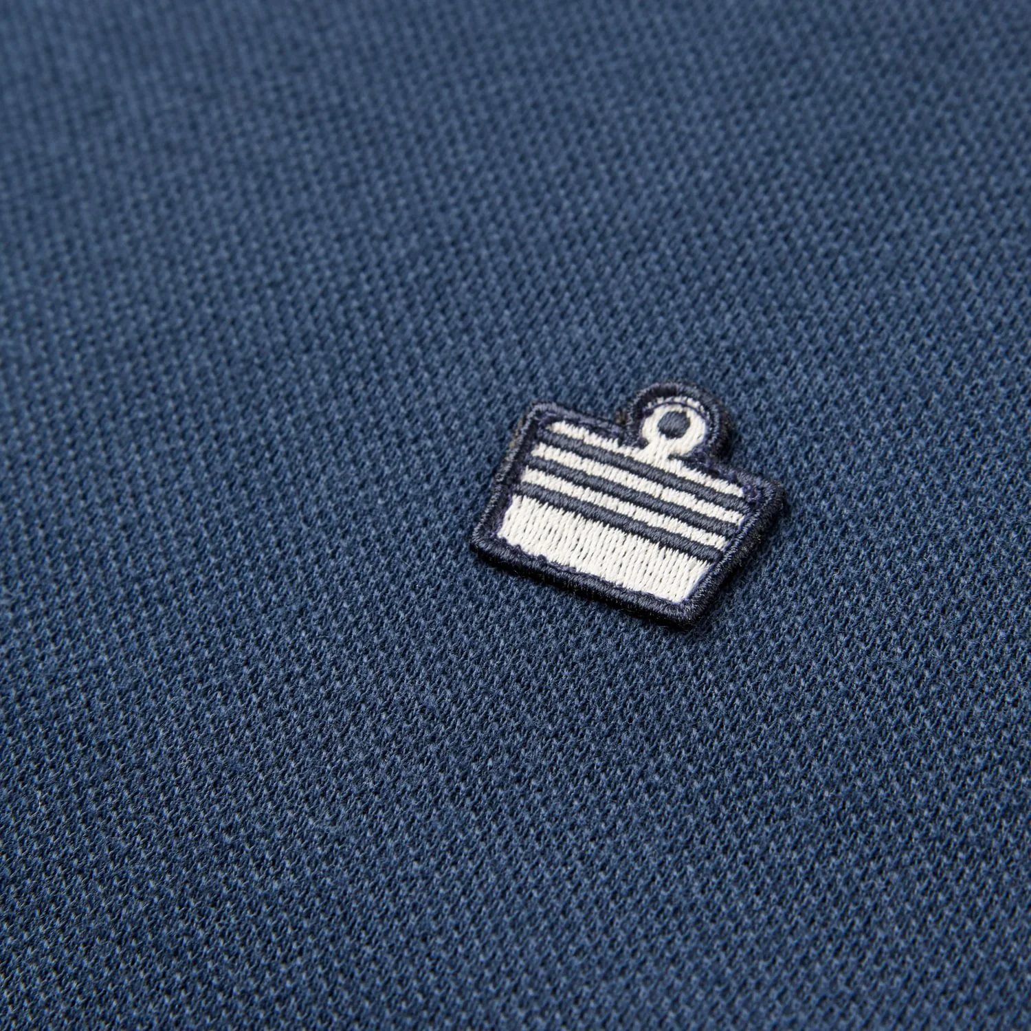 Clemence Pique Hoodie - Navy - Image 4