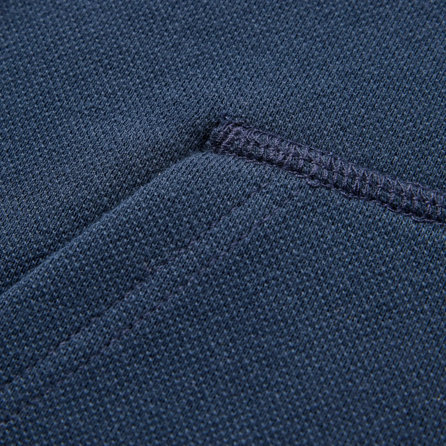Clemence Pique Hoodie - Navy - Image 9