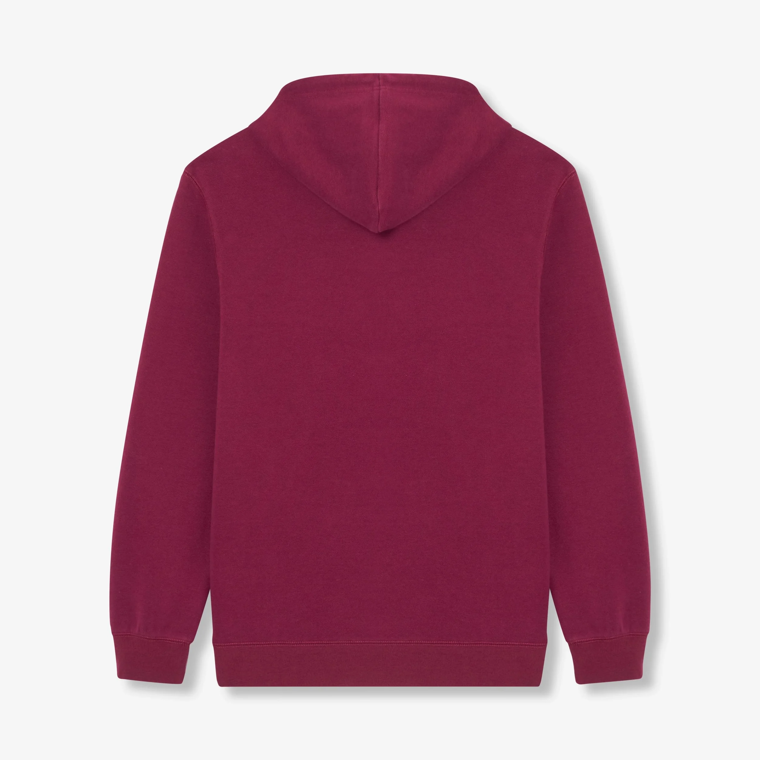 Clemence Pique Hoodie - Burgundy - Image 3