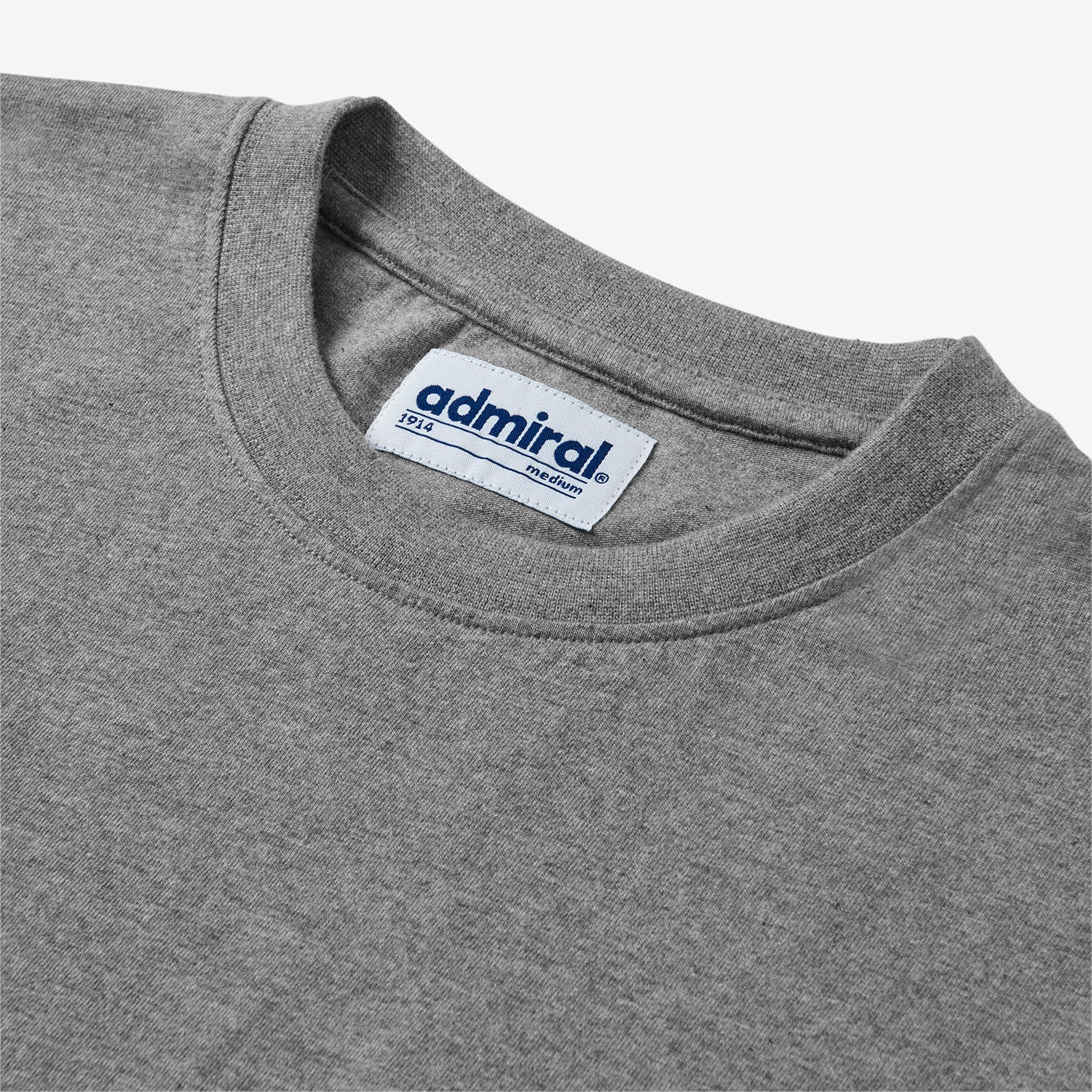 Denzell Embroidered T-Shirt - Grey Marl - Image 5