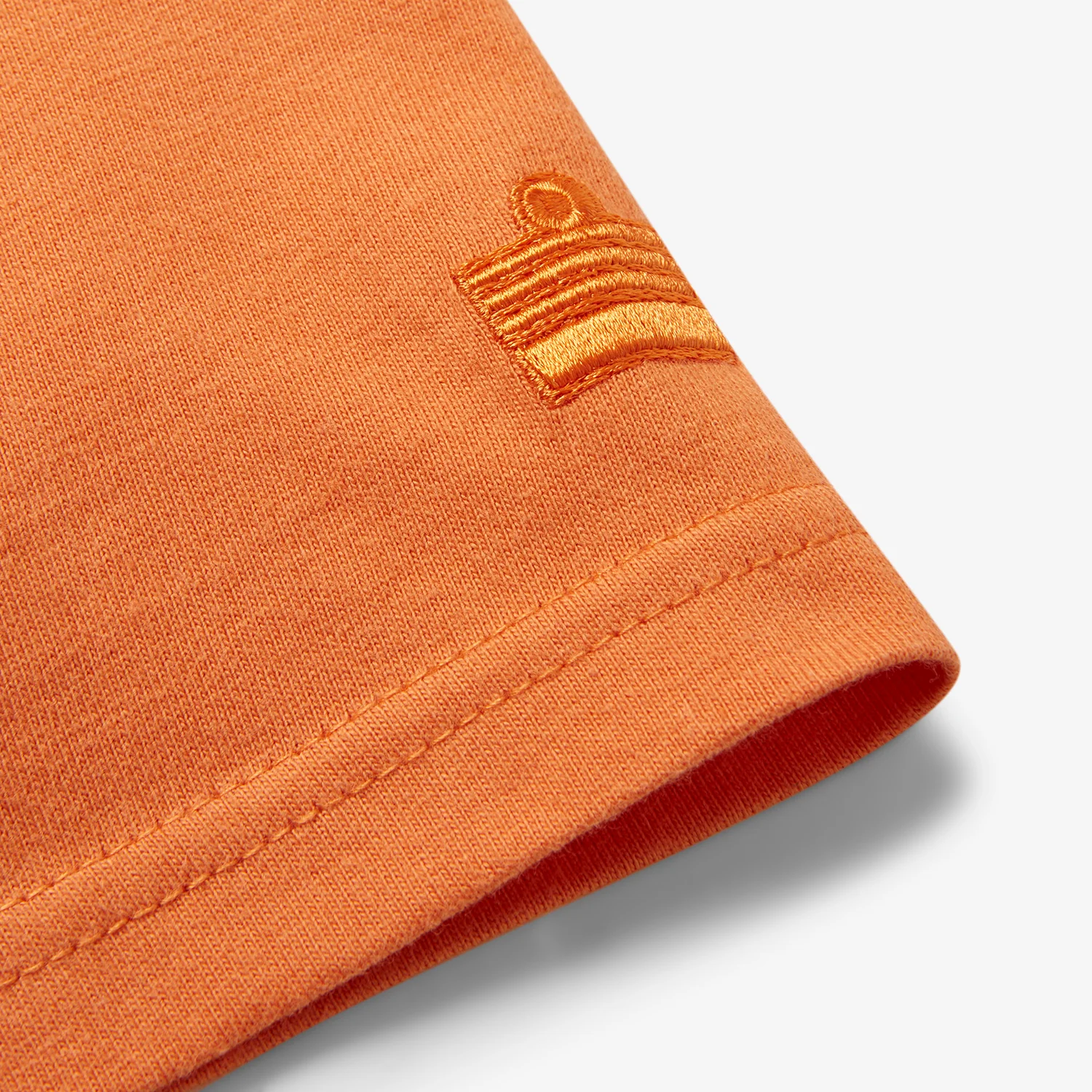 Denzell Logo T-Shirt - Orange - Image 6