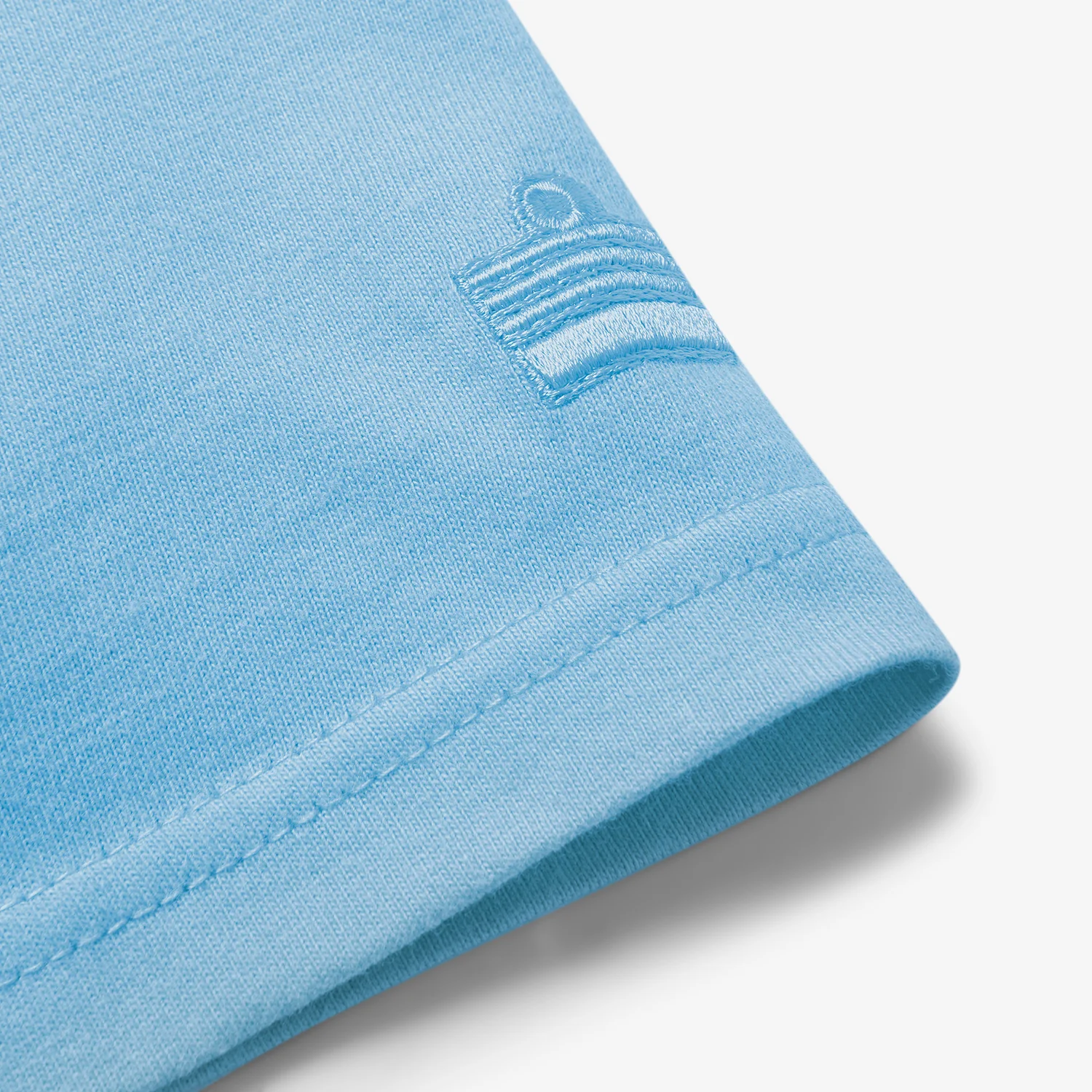 Denzell Logo T-Shirt - Sky Blue - Image 6