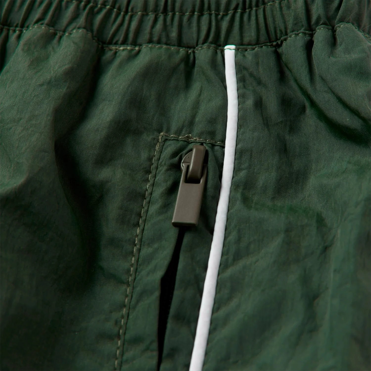 Iris Woven Track Pant - Dark Green - Image 4