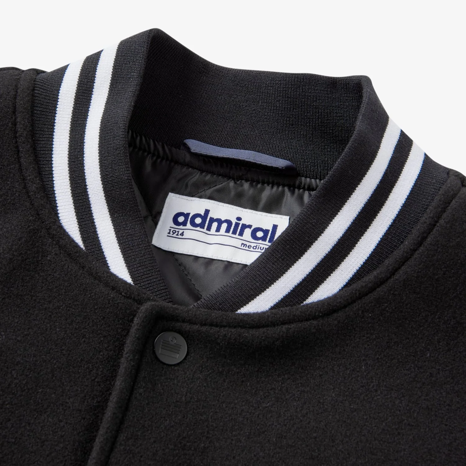 Lincoln Varsity Jacket - Black - Image 4