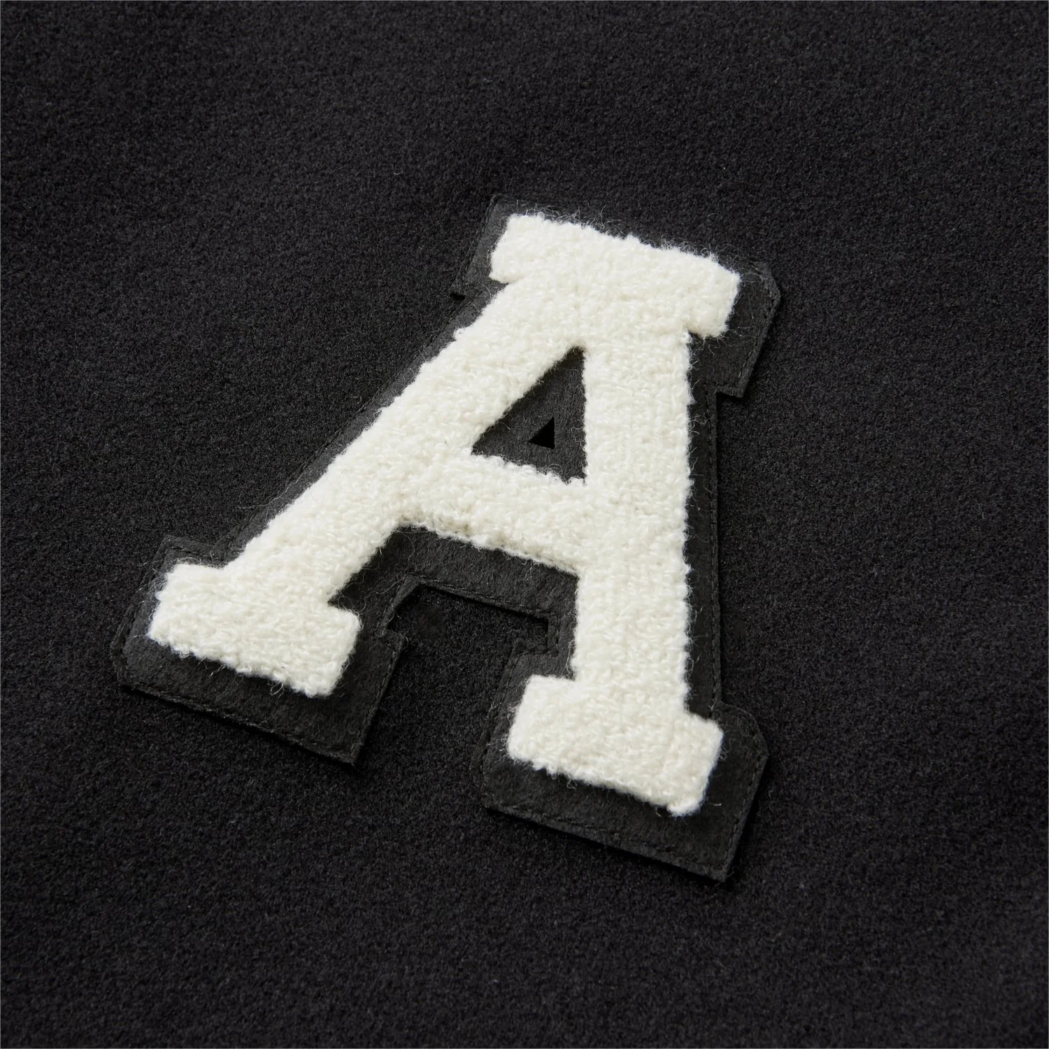 Lincoln Varsity Jacket - Black - Image 5