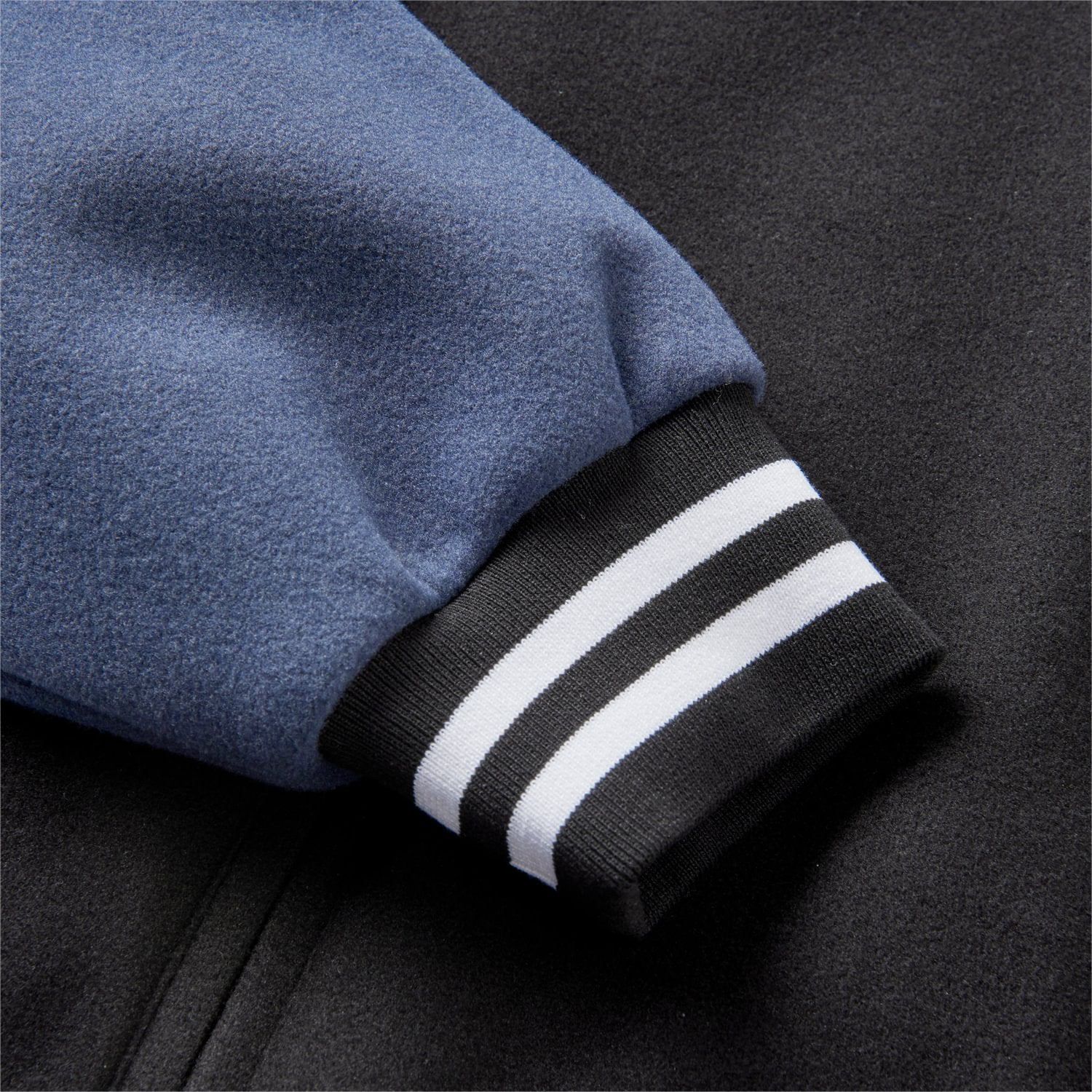 Lincoln Varsity Jacket - Black - Image 7