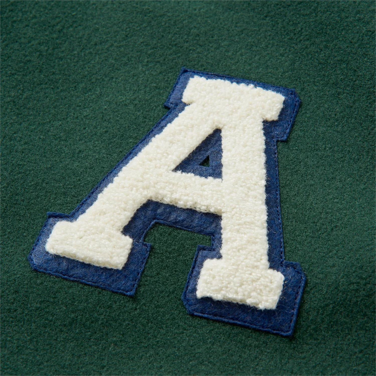 Lincoln Varsity Jacket - Dark Green - Image 3