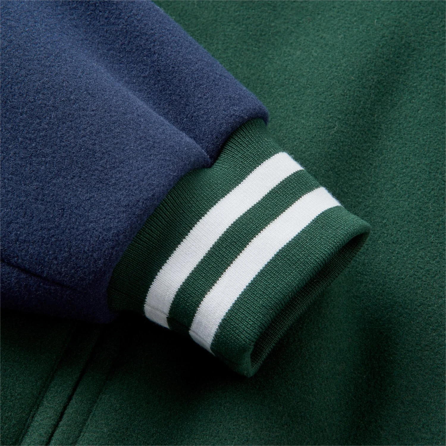 Lincoln Varsity Jacket - Dark Green - Image 4