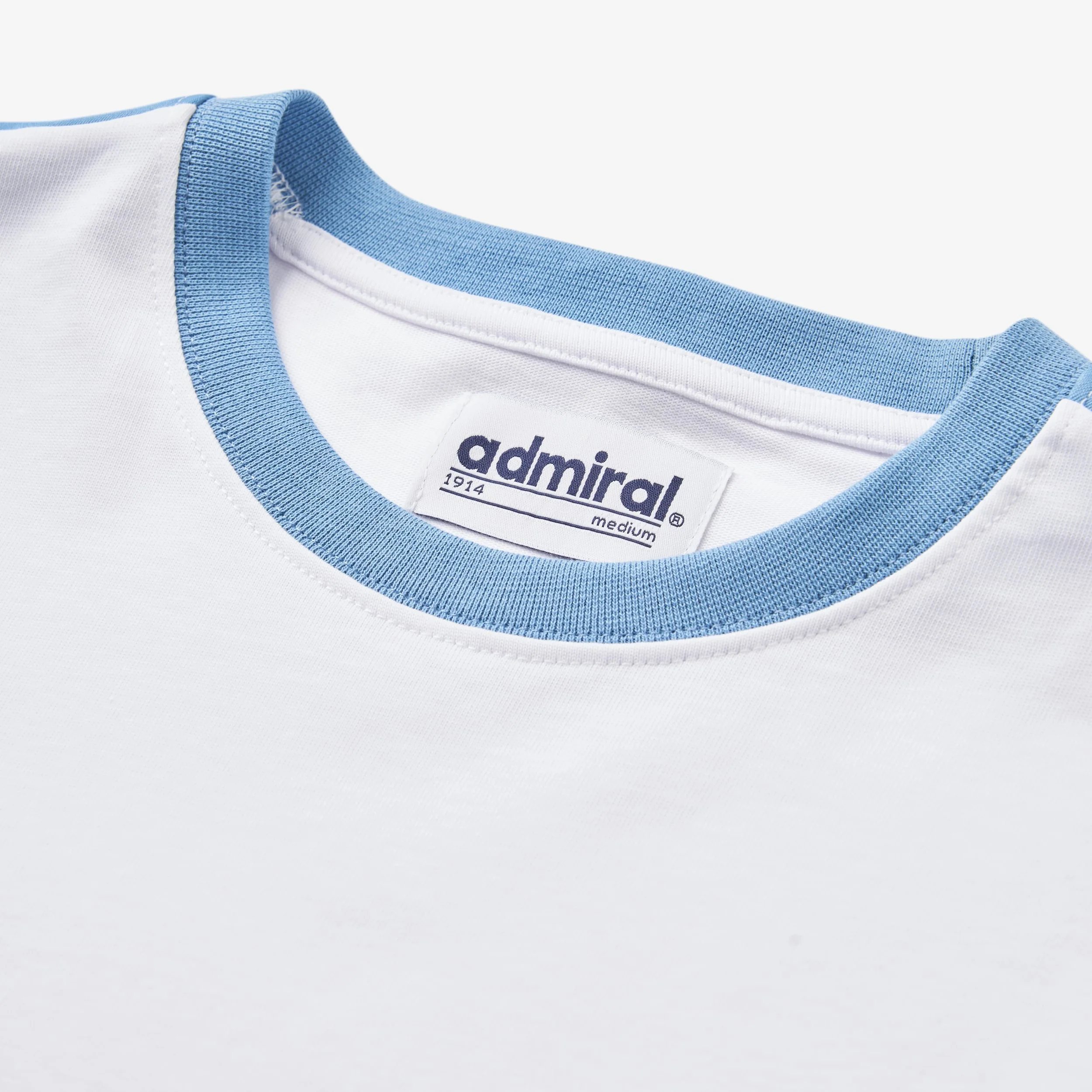 Perryman Tape T-Shirt - White/Sky - Image 6