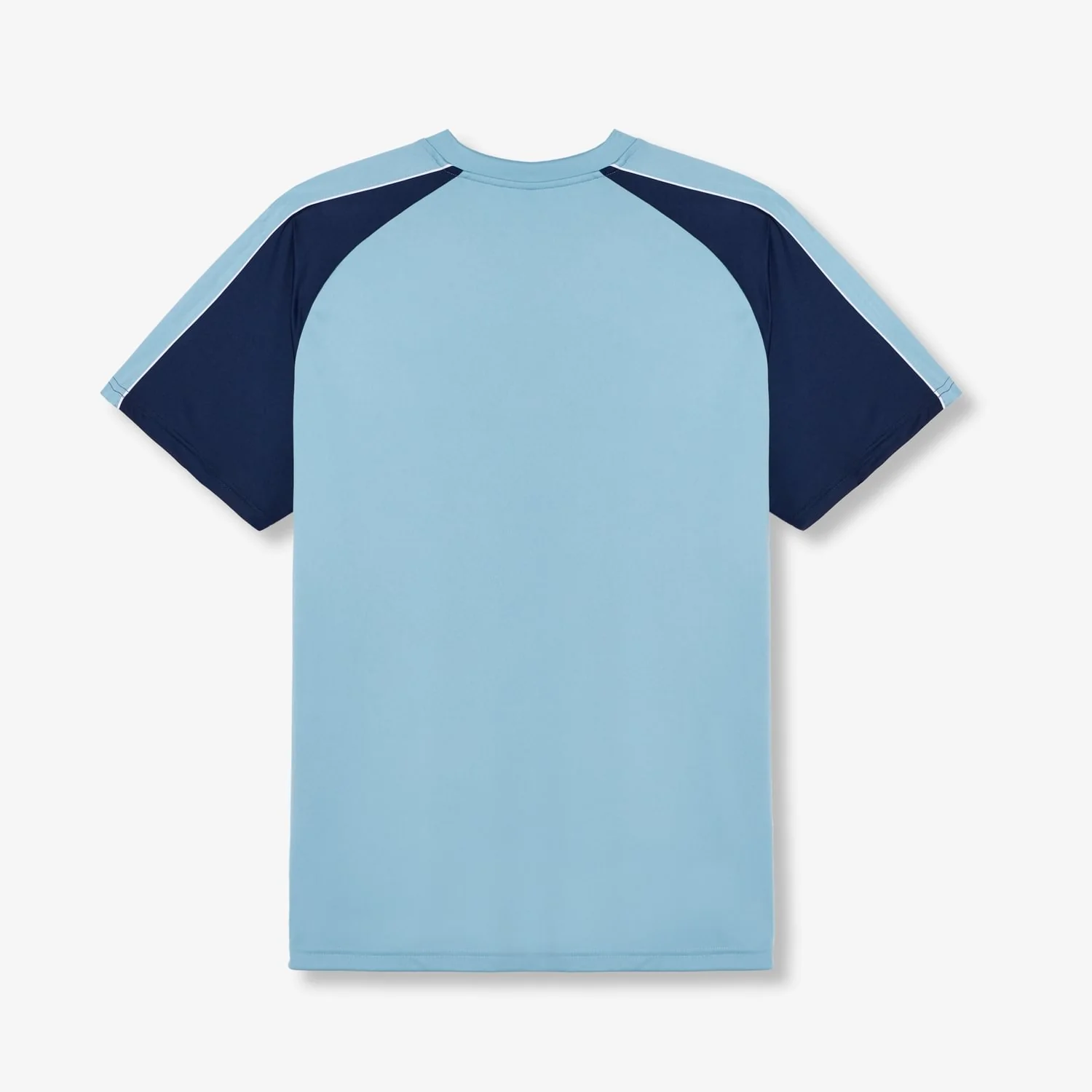 Pluto Raglan Poly T-Shirt - Sky Blue/Navy - Image 3