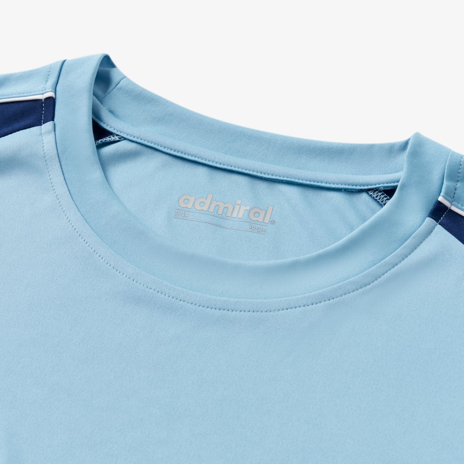 Pluto Raglan Poly T-Shirt - Sky Blue/Navy - Image 5