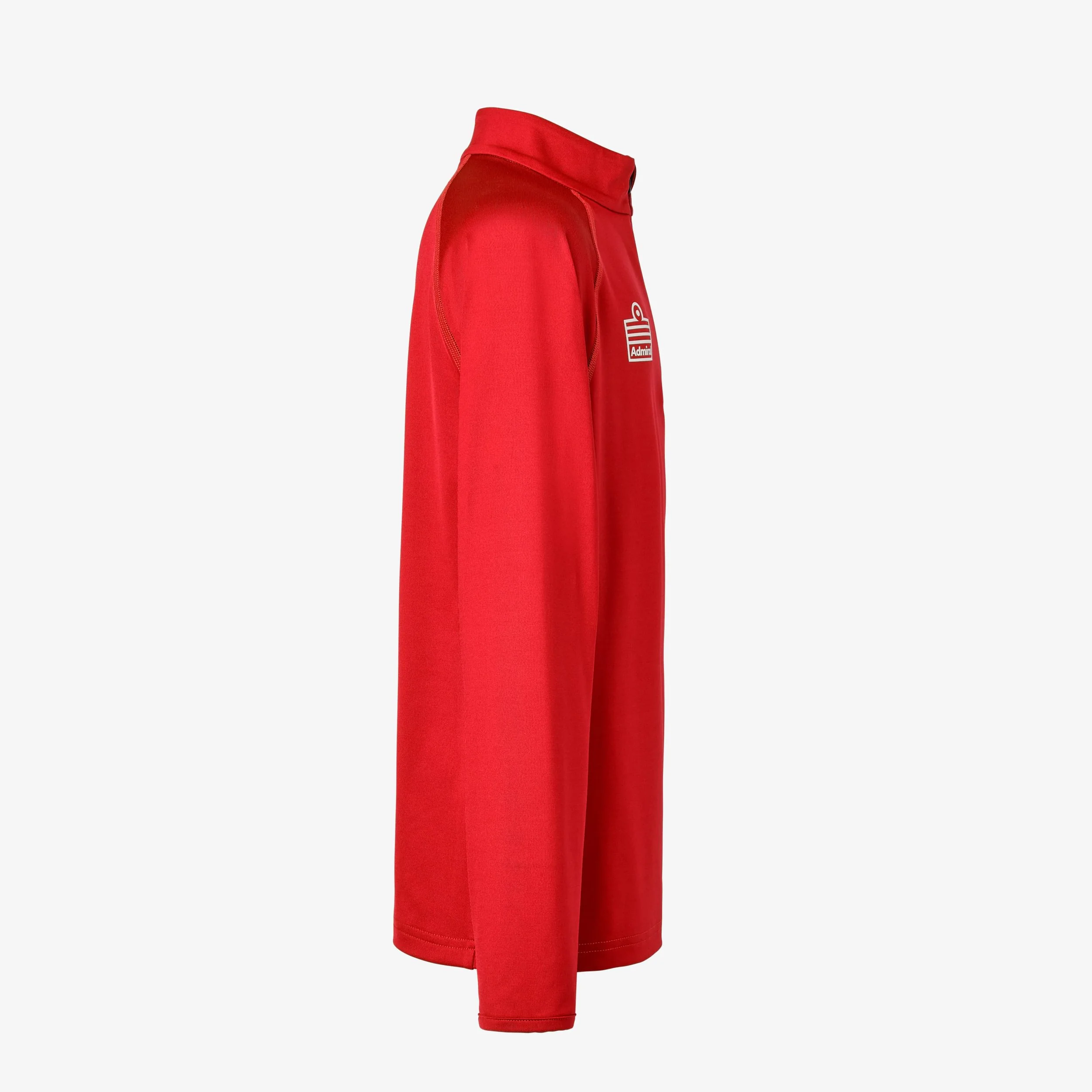 React Training 1/4 Zip Juniors - Red - Image 2