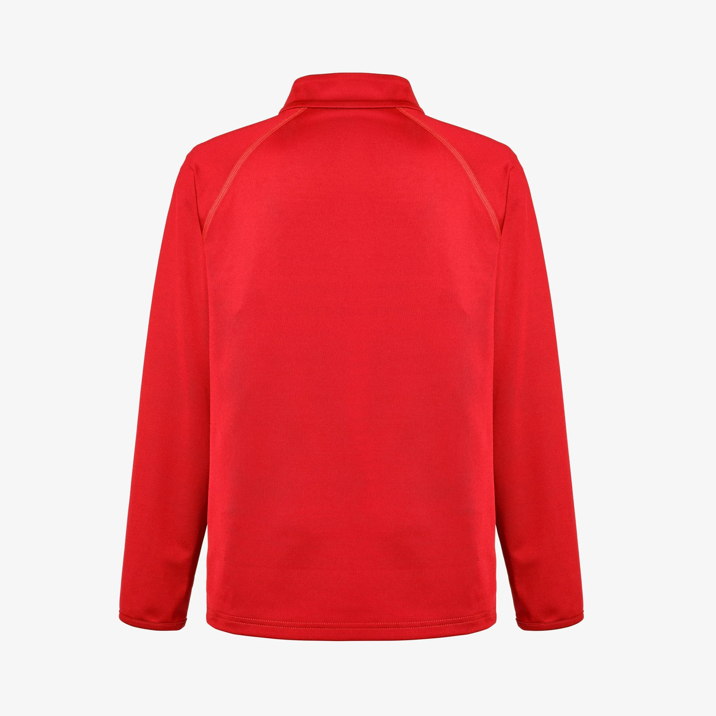React Training 1/4 Zip Juniors - Red - Image 4