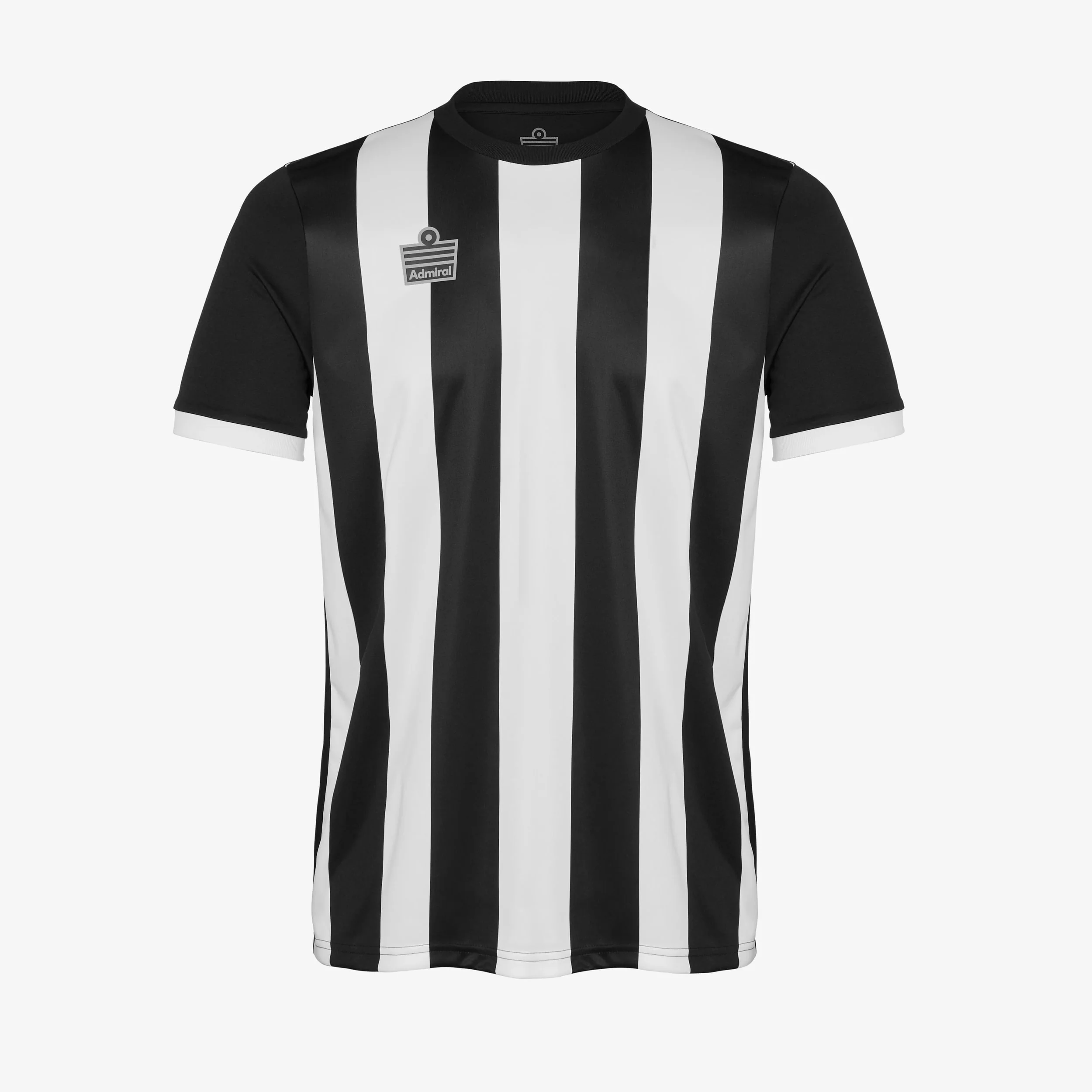 Striped Football Shirt Adults - Black/White