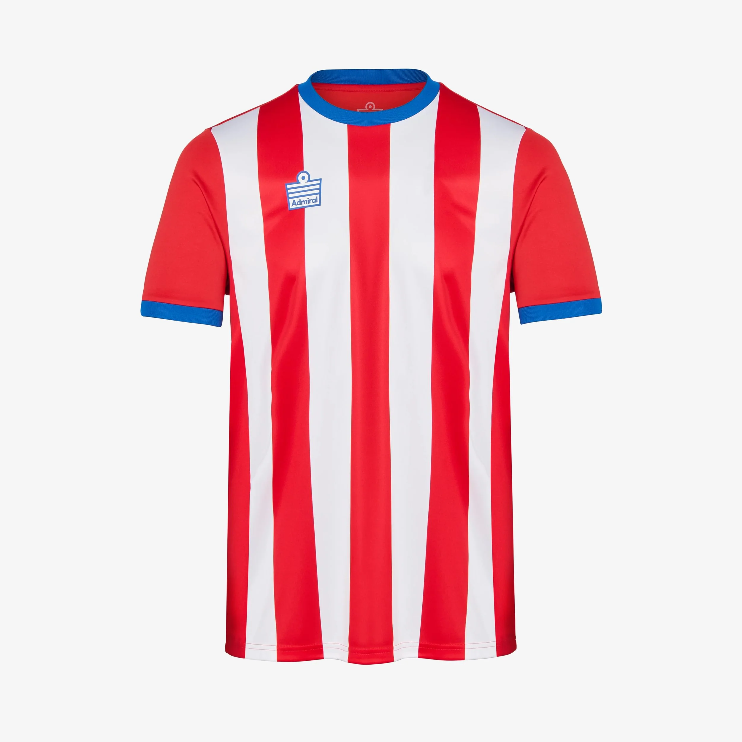 Striped Football Shirt Adults - Red/White