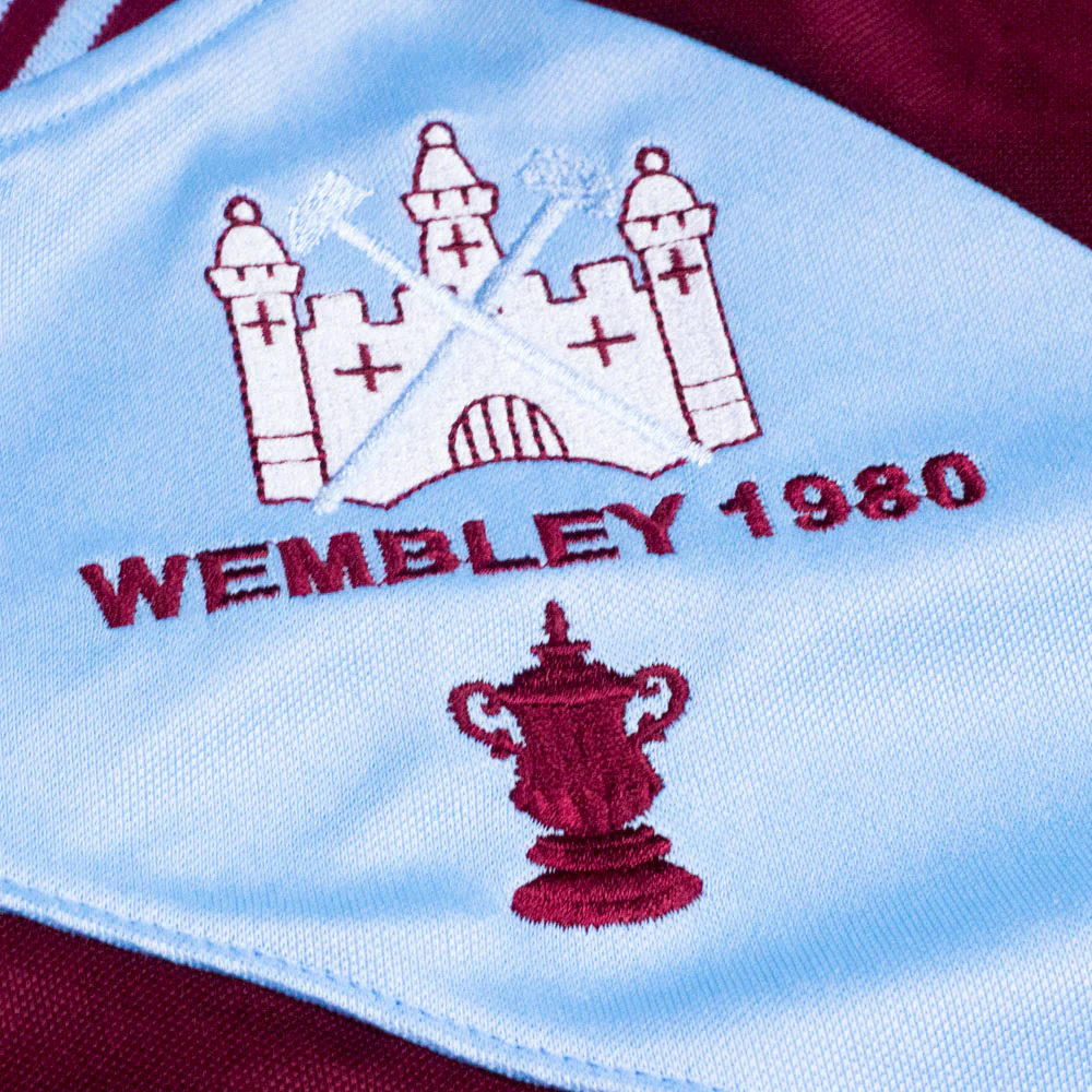 West Ham United 1980 FA Cup Final Retro Track Jacket - Image 3